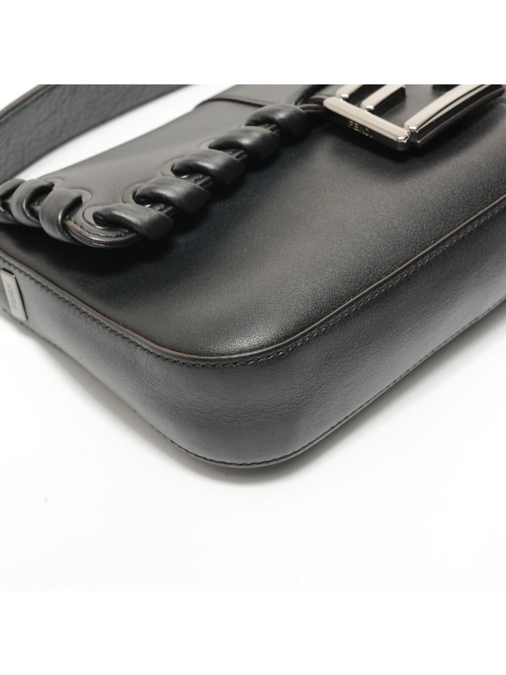 ★SOLD★ Fendi Shoulder Bag Leather Mamma Bucket - Picture 5 of 10